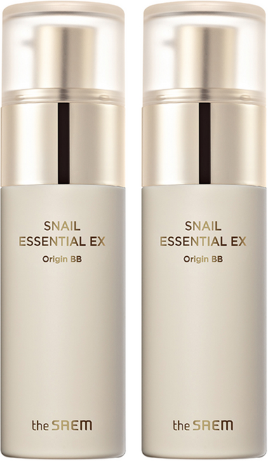 더샘 스네일 에센셜 이엑스 오리진 BB크림 SPF38 PA+++, 21 라이트 베이지, 40ml, 2개