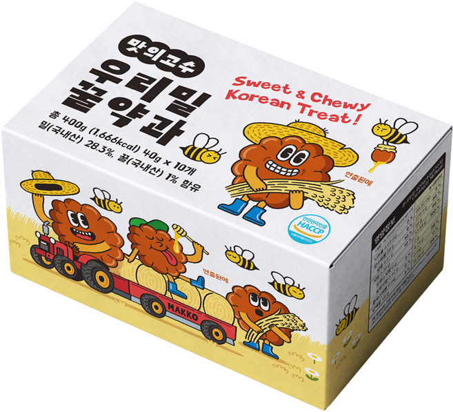 맛의고수 우리밀 꿀약과, 400g, 1개