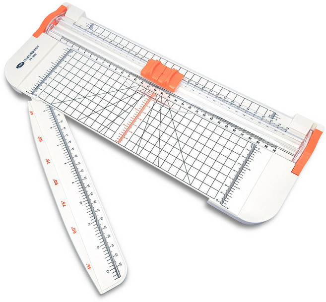 로드메일코리아 안전 트리머 재단기 + 여분 칼날, A4, TT-300 화이트