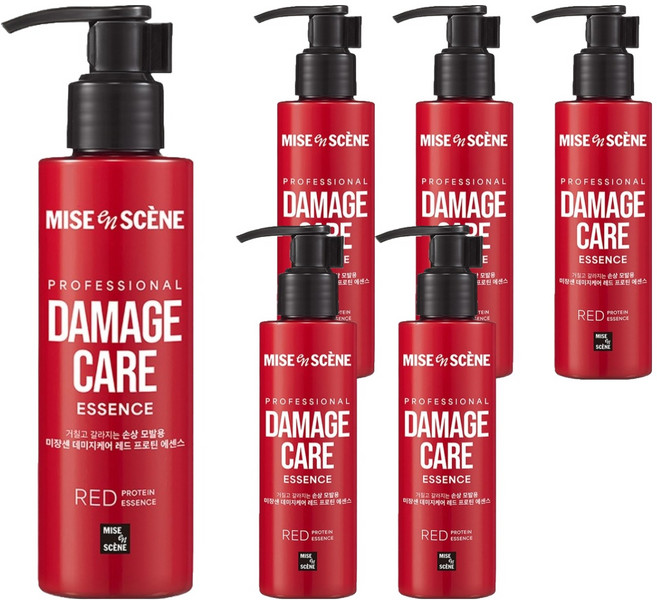 mise en scene 魅尚萱 Red受損髮蛋白護髮精華, 6瓶, 140ml