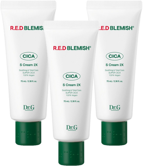 닥터지 레드 블레미쉬 시카 S 크림 2X, 70ml, 3개