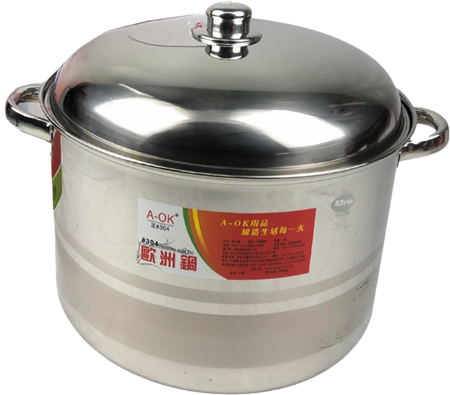 A-OK 歐洲鍋, 28cm, 銀色, 1個