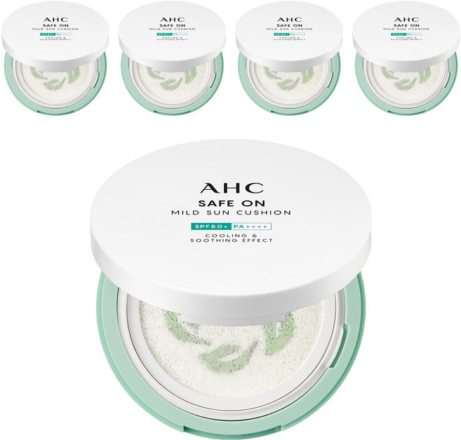 AHC 積雪草物理涼感防曬氣墊, 5個, 25g