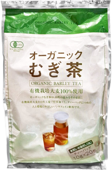 O'natural 歐納丘 日本丸菱 有機大麥茶, 10g, 20入, 1袋