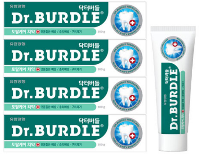 柳韓洋行 Dr.Burdl 全效護理牙膏, 4個, 100g