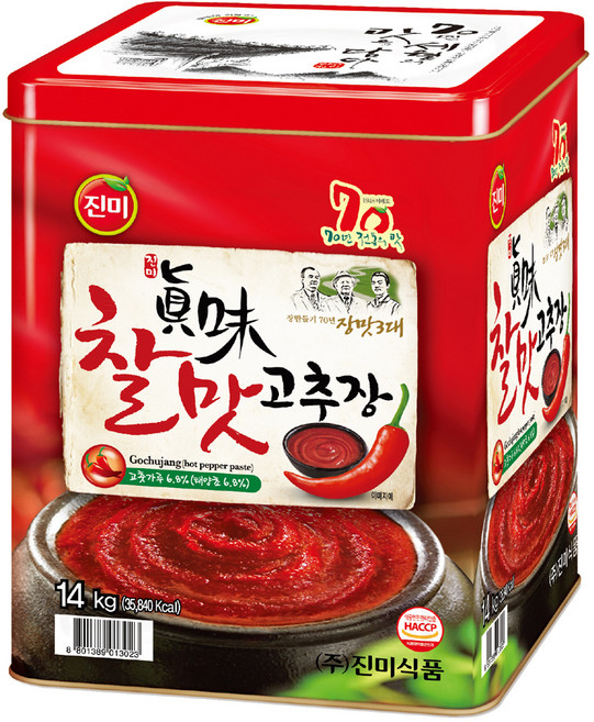 진미 찰맛 고추장, 1개, 14kg
