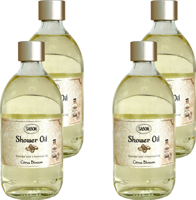 SABON 沐浴油 橙花漫舞, 500ml, 4瓶