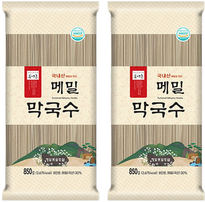 Bongpyung 蕎麥冷麵, 850g, 2個