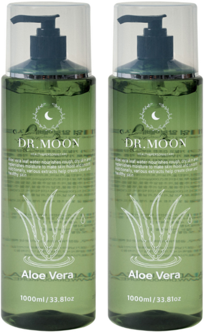 DRMOON 프리미엄 알로에베라 시카 수딩젤, 1L, 2개