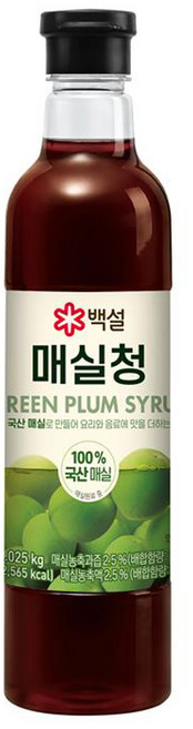 백설 매실청, 1.025kg, 1개입, 1개