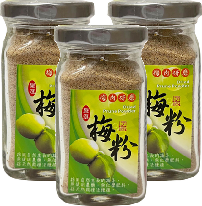 軒香 梅粉, 70g, 3罐