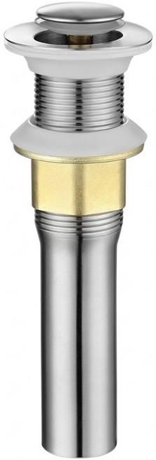 不鏽鋼按壓落水頭 無溢水口 750g, 1組