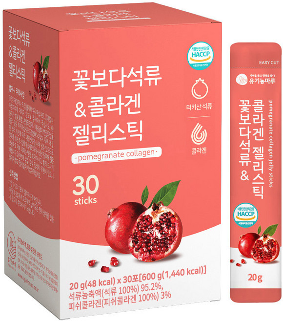 꽃보다석류 앤 콜라겐 젤리스틱 저분자 피쉬콜라겐, 1개, 600g