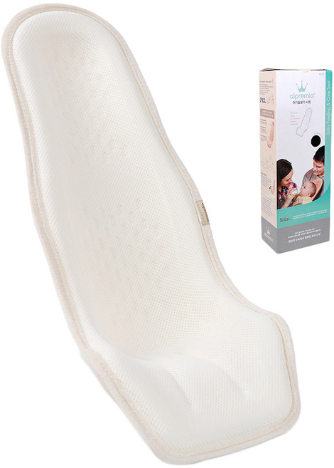 알프레미오 유아 수유시트 VER2 + 선물 박스, 아이보리, 메쉬