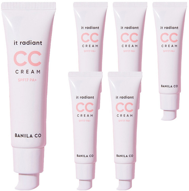 바닐라코 잇 래디언트 씨씨 크림 SPF17 PA+, 6개, 30ml