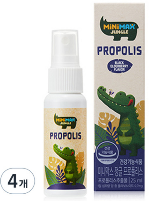 동아제약 미니막스 정글 프로폴리스, 4개, 25ml
