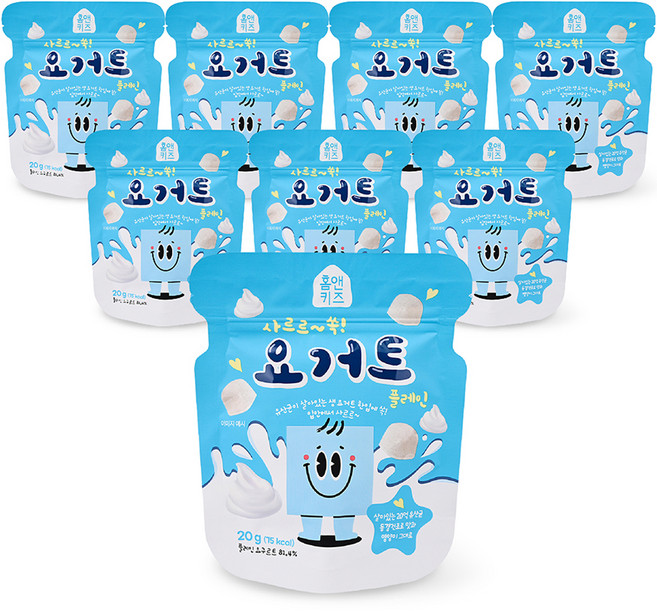 홈앤키즈 사르르쏙 요거트 플레인, 20g, 8개, 플레인맛