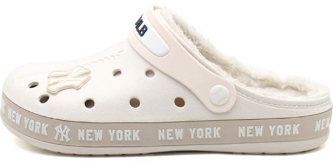 MLB 뉴욕양키스 레인보우 캠핑 방한 슬리퍼