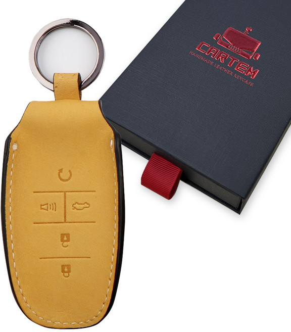카템 장인 스마트키 케이스, 허니 옐로우, CT023(H05)