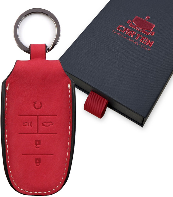 카템 장인 스마트키 케이스, 레드 와인, CT023(H05)