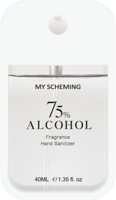 MY SCHEMING 我的心機 75%香氛酒精洗手噴霧 優雅花語, 40ml, 1個