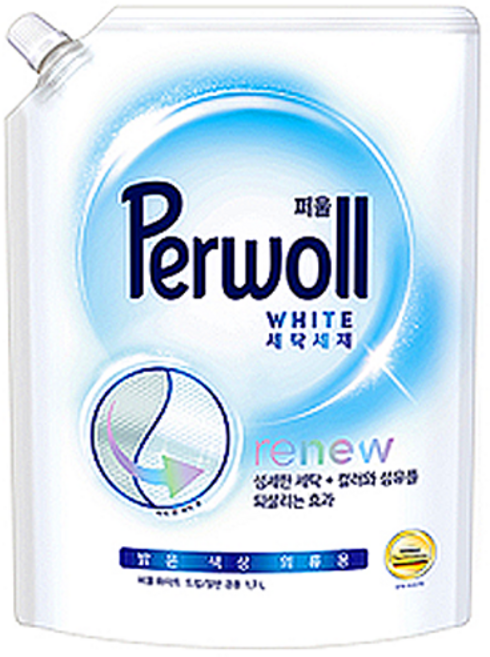 퍼울 화이트 세탁세제 겸용 리필, 1.7L, 1개