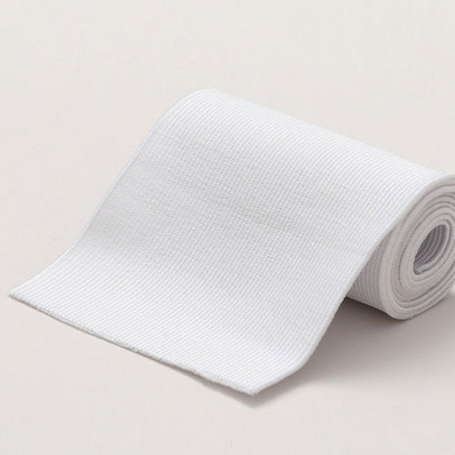 해피베어스 고탄력 허리밴드 고무줄 100 mm, 화이트, 2개