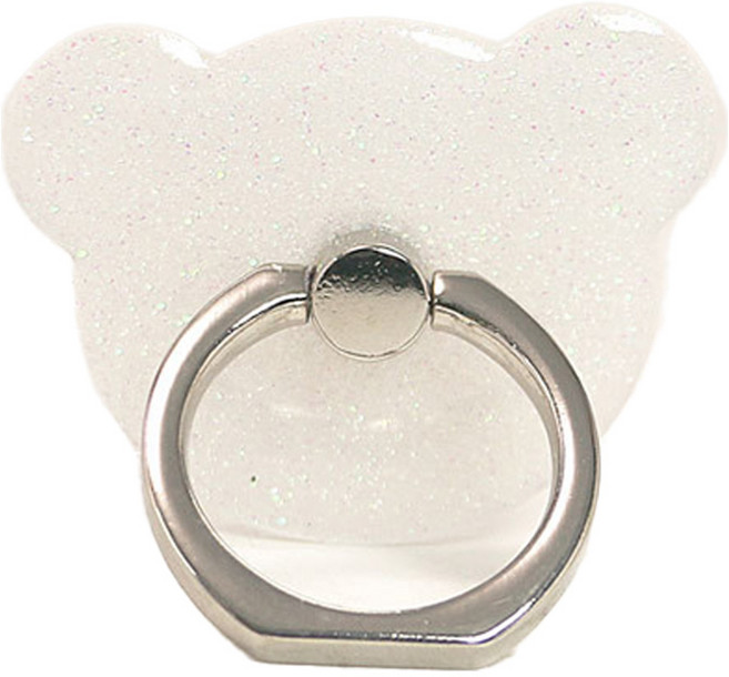 블링블링 곰돌이 핑거링, 화이트, 1개