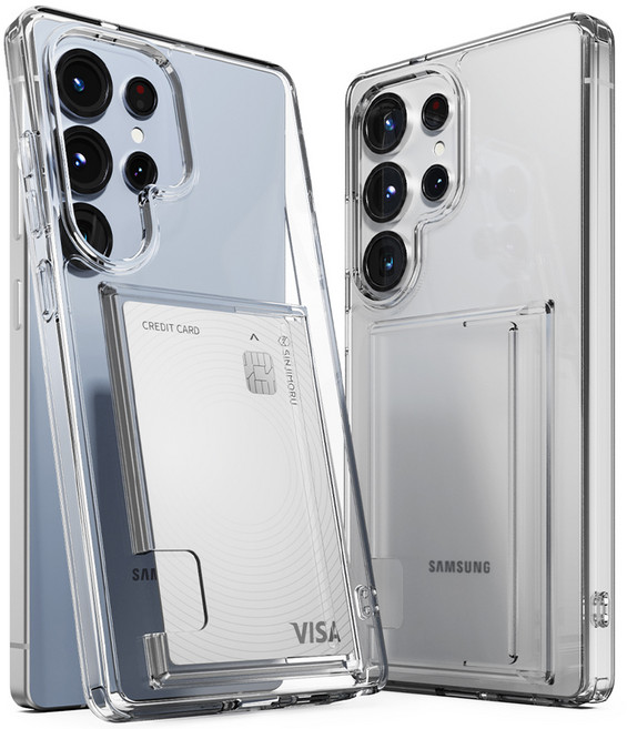 신지모루 2장 수납 에어클로 카드슬롯 휴대폰 케이스