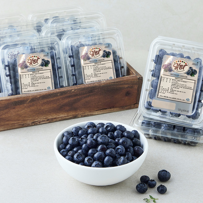 수플린 미국산 블루베리, 12개, 125g