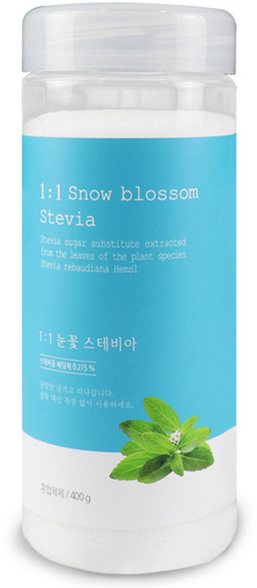 자연지애 1:1 눈꽃 스테비아 에리스리톨, 400g, 1개