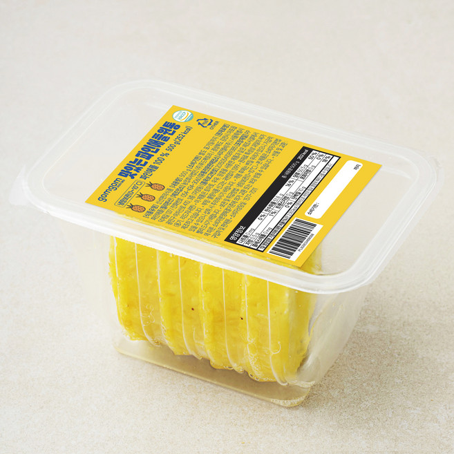 곰곰 맛있는 파인애플 원통, 500g, 1개