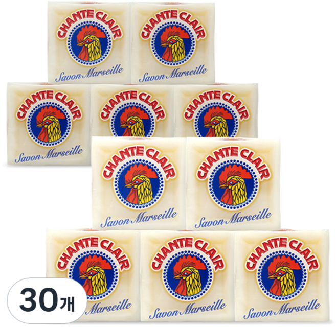 샹떼클레어 마르실리아 세탁비누, 250g, 30개