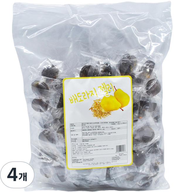 배도라지 과즙젤리, 1kg, 4개