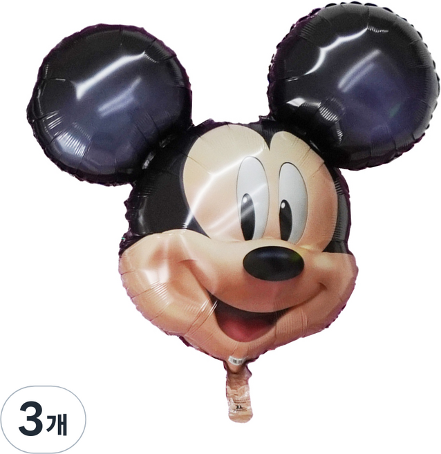 아나그램 미키마우스 포에버 슈퍼쉐입 풍선, 혼합색상, 3개