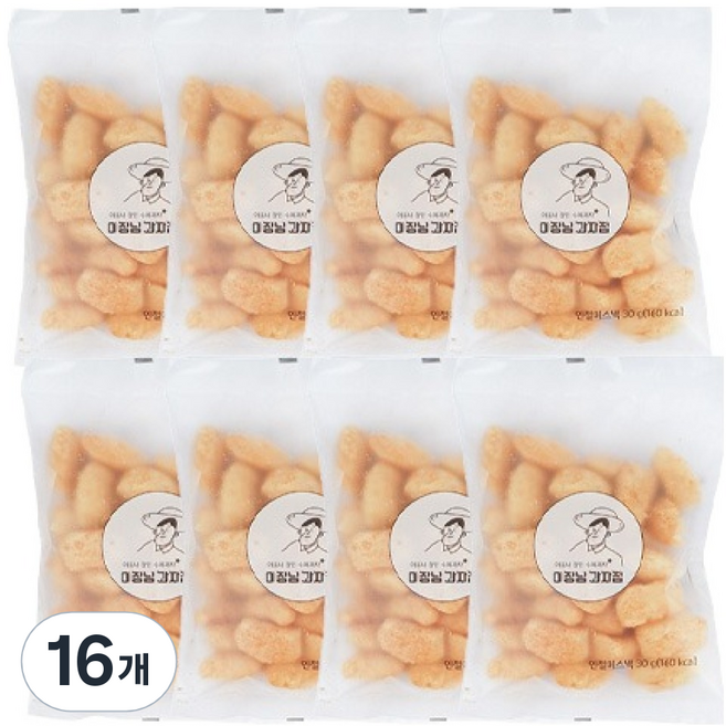 이장님과자점 인절미 스넥, 16개, 30g