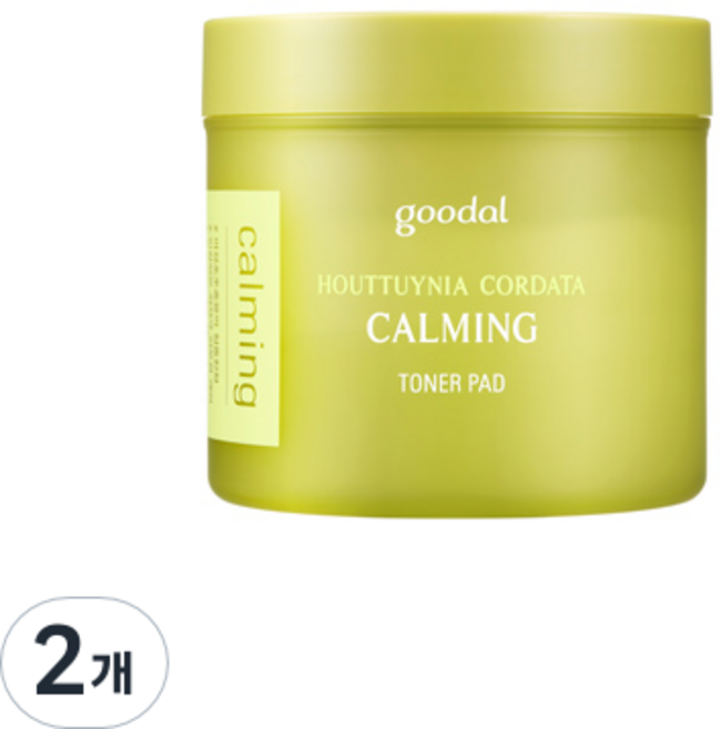 구달 맑은 어성초 진정 토너패드 70p, 70개입, 2개
