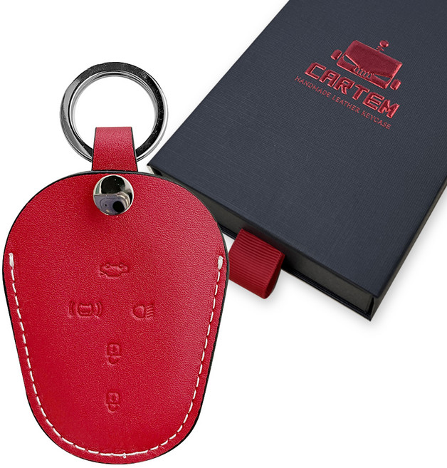 카템 장인 스마트키 케이스, 레드 와인, CT023(SS02)