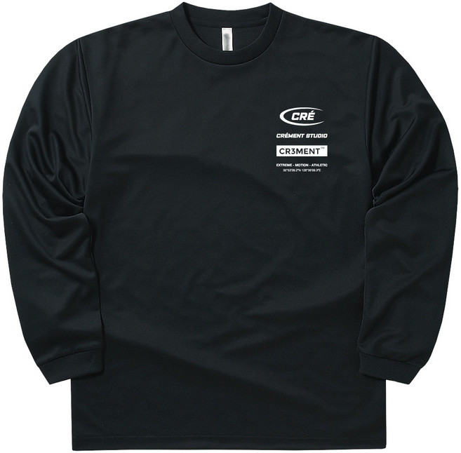 크로스써드먼트 남녀공용 스포츠 시그니처 드라이 쿨 긴팔 티셔츠 CRE1999ATLR