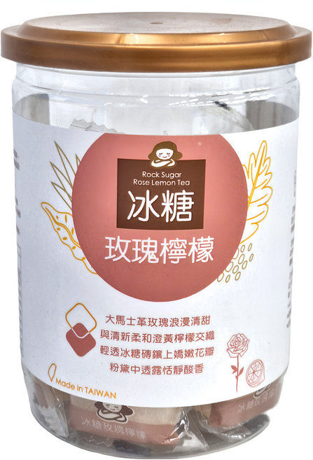 蜜思朵 冰糖玫瑰檸檬, 17g, 12個, 1罐