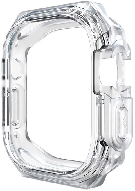 스페이스쉴드 스마트워치 TPU PC 러기드 핏 범퍼 케이스 49mm, 투명, 1개