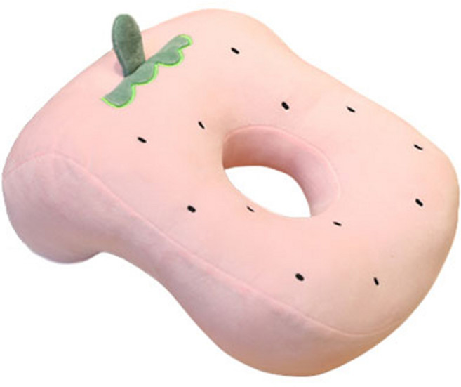 더자카 큐티 캐릭터 베개 쿠션, 05 딸기