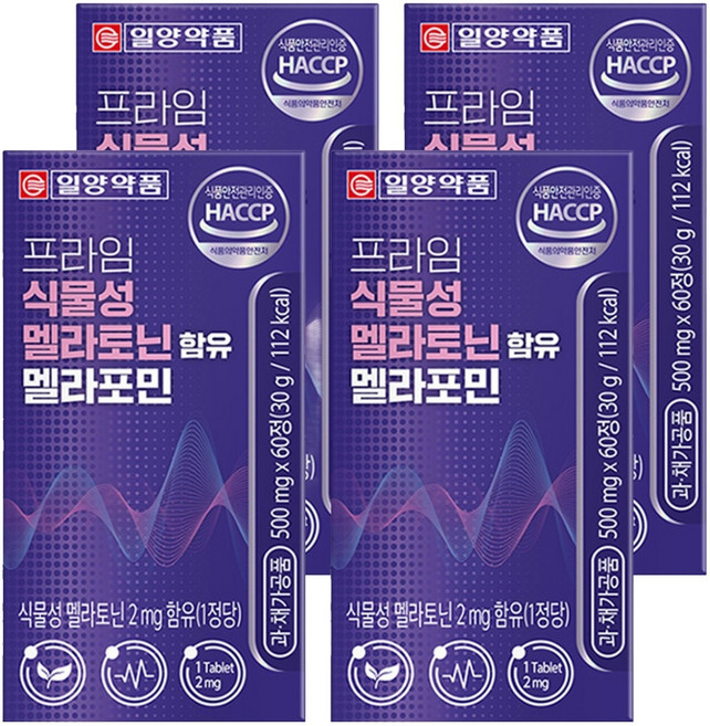 IL-YANG 一洋藥品 Prime 植物性褪黑激素 Mela-Phymin 30g, 60錠, 4個