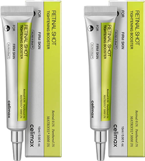 celimax A醇撫紋緊緻微晶肌底液, 15ml, 2條