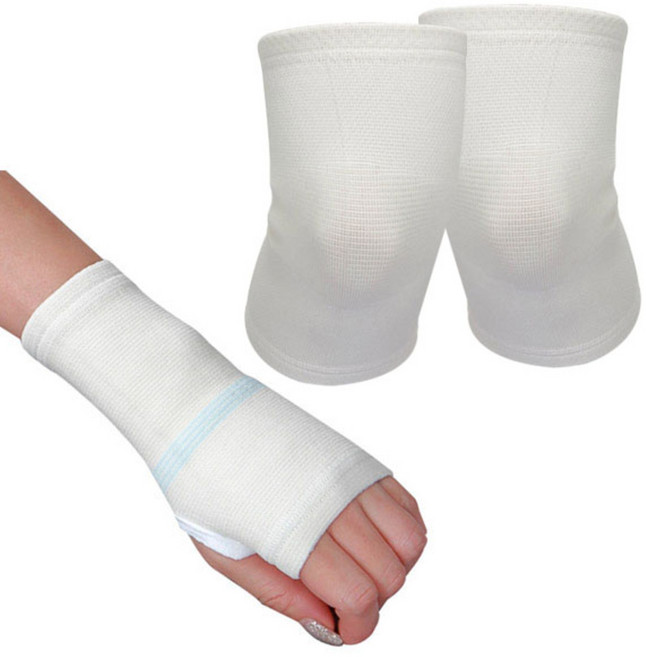 맘바스포츠 액티브바이오 입체형 패키지B 입체손목 2P + 무릎보호대 2P 브러쉬, 1세트