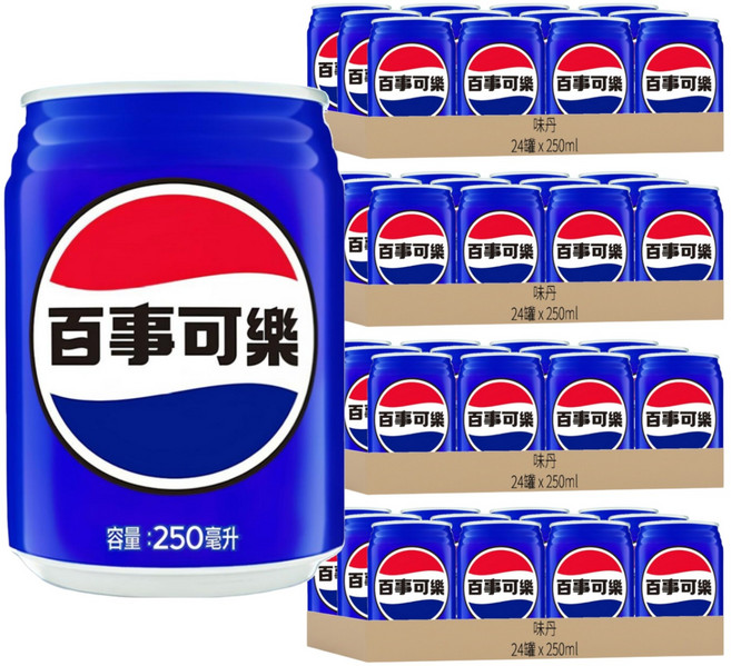 PEPSI 百事可樂, 250ml, 96罐