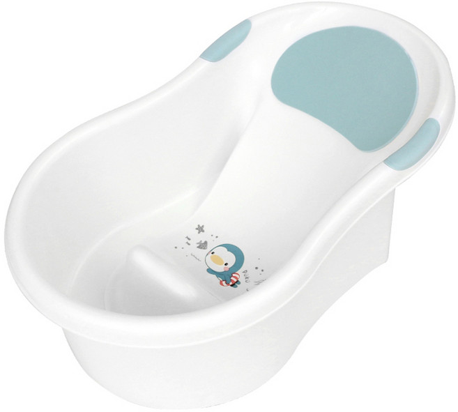 PUKU 藍色企鵝 mini浴盆 20L, 水藍色, 1個
