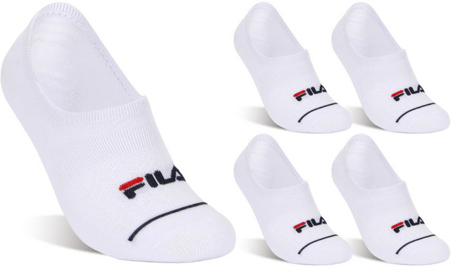 휠라 라인 메쉬 페이크 삭스 5켤레 세트