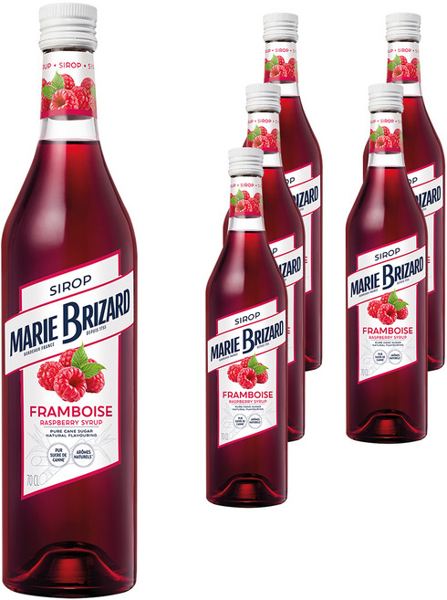 마리브리자드 라즈베리 시럽, 700ml, 6개