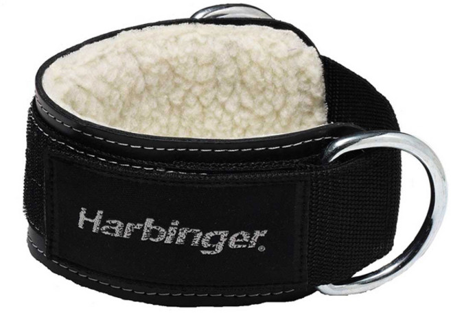 하빈져 발목 스트랩 앵클 커프 D링 타입 킥백, BLACK